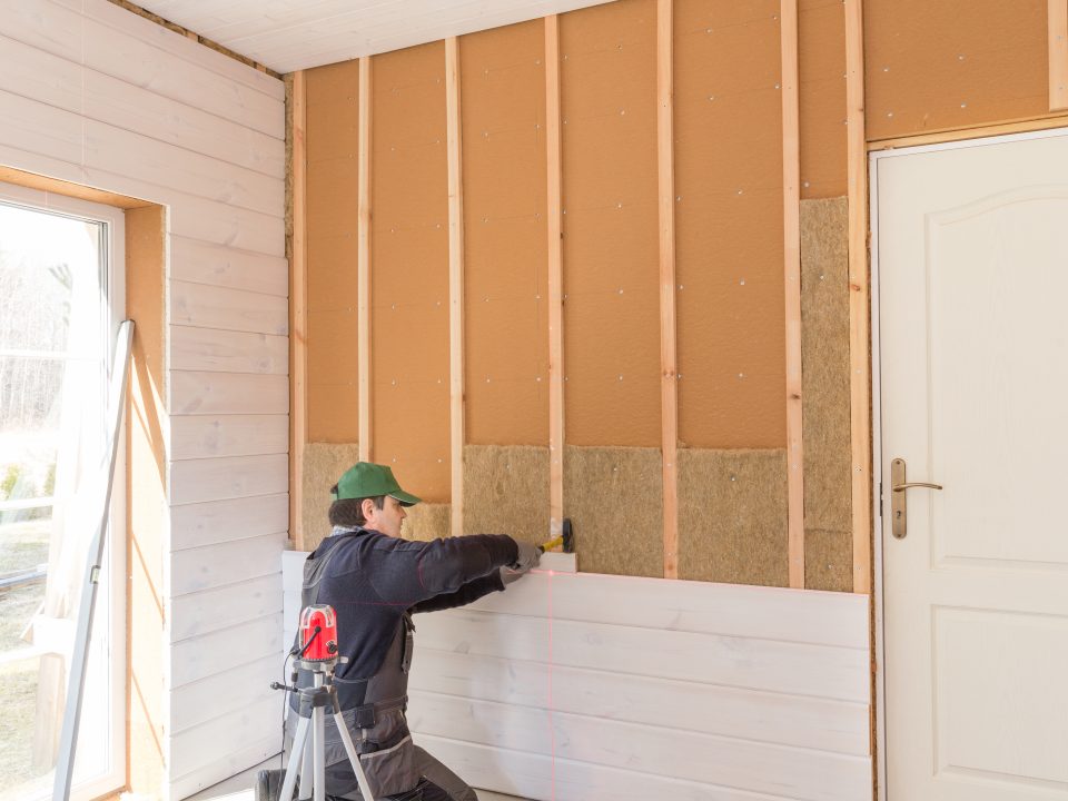 rigid foam insulation for weatherizing home